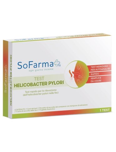 Sofarmapiu' test autodiagnostico helicobacter pylori