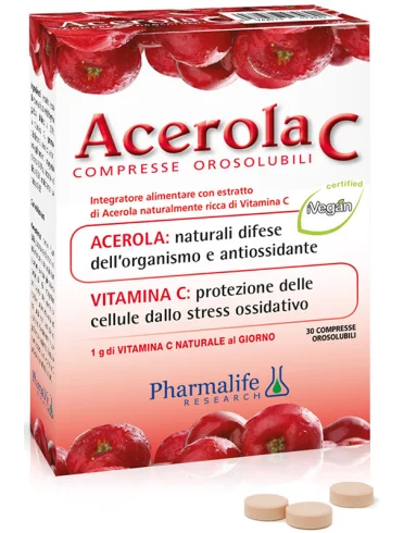 Acerola c 30cpr orosolubili Acerola c 30cpr orosolubili