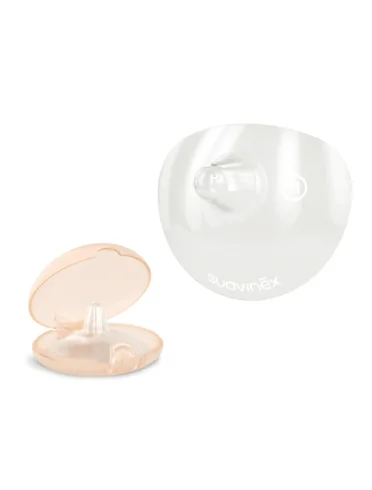Suavi paracapezzoli silicone 2 pezzi taglia s Suavi paracapezzoli silicone 2 pezzi taglia s