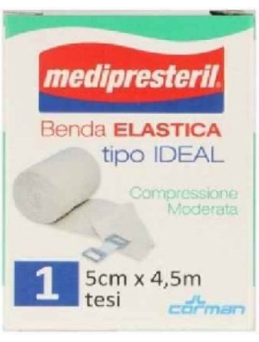 Benda medipresteril compressione forte m4,5x8cm tesi