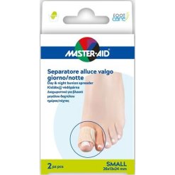 MASTER-AID FOOT CARE DIVARICATORE ALLUCE GIORNO/NOTTE TAGLIAS 2 PEZZI