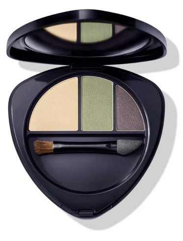 Dr hauschka mallow eyeshadow trio 02 jade  4,4 g