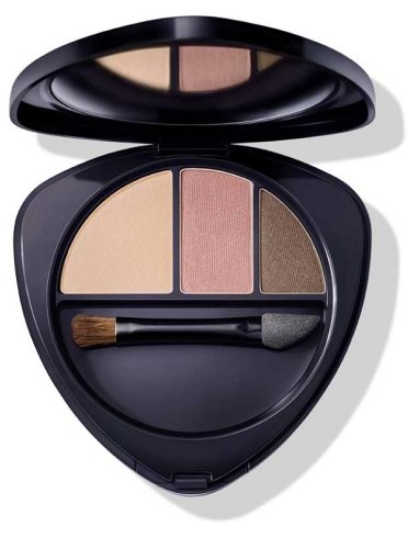 Dr hauschka mallow eyeshadow trio 04 sunstone  4,4 g