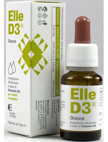 Elle d3 gocce 15 ml Elle d3 gocce 15 ml