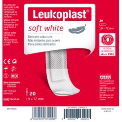 LEUKOPLAST SOFT WHITE 72 X 19 CM 20 PEZZI