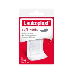 LEUKOPLAST SOFT WHITE 72 X 38 CM 10 PEZZI