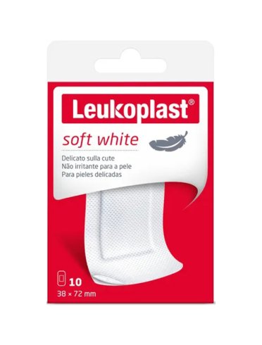 Leukoplast soft white 72 x 38 cm 10 pezzi