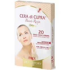 CERA DI CUPRA STRISCE DEPILATORIE VISO 20 PZ