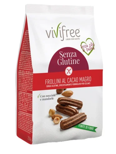 Vivifree frollino cacao magro 250 g