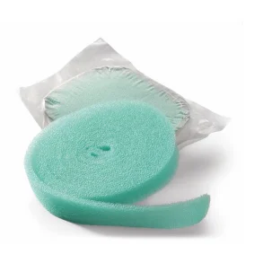 MEDICAZIONE IN COMPRESSE DI POLIURETANO ESPANSO FORMATO DA RETICOLI CELLULARI A NIDO D'APE 10PZ 200X2X0,6CM