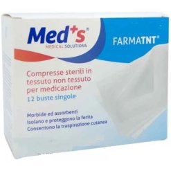 GARZA COMPRESSA MEDS TNT PEEL OPEN 10X10CM 12 PEZZI