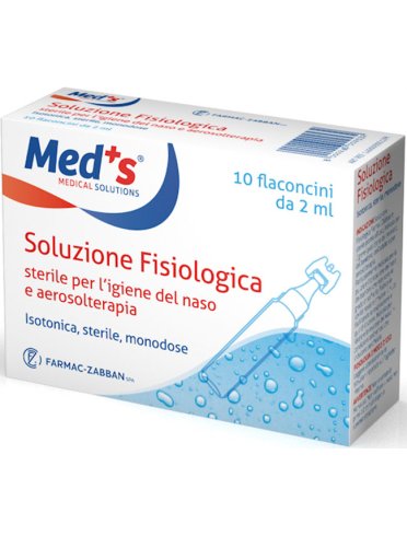 Meds soluzione fisiologica sterile astx10 fl 2ml