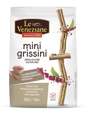 Le veneziane minigrissini grano saraceno integrale con amaranto 250 g