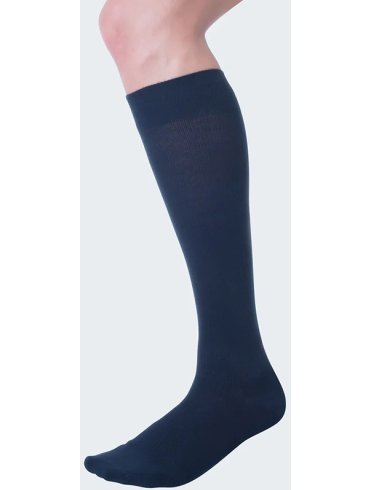 Gambaletto uomo cotton med 18 mm hg black 2