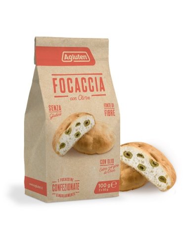 Agluten focaccia olive 100g