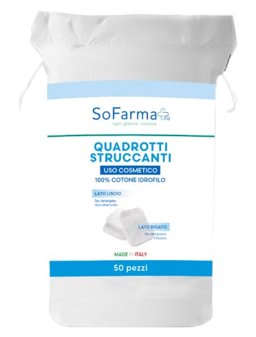 Sofarmapiu' quadrotti struccanti 50 pezzi