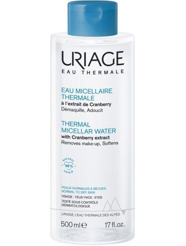 Uriage eau micellaire thermale pelli normali secche 500 ml