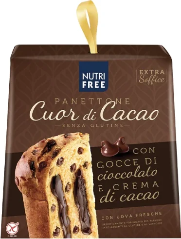 Nutrifree panettone cuor di cacao 680 g Nutrifree panettone cuor di cacao 680 g