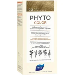PHYTOCOLOR 9,3 BIONDO CHIARISSIMO DORATO LATTE 50 ML + CREMA50 ML + MASCHERA 12 ML