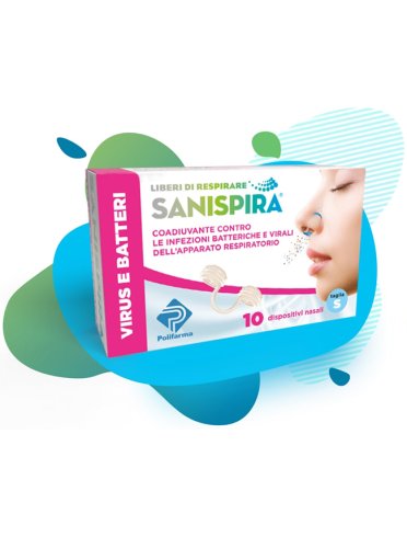 Sanispira visur & batteri filtro nasale small 10 pezzi