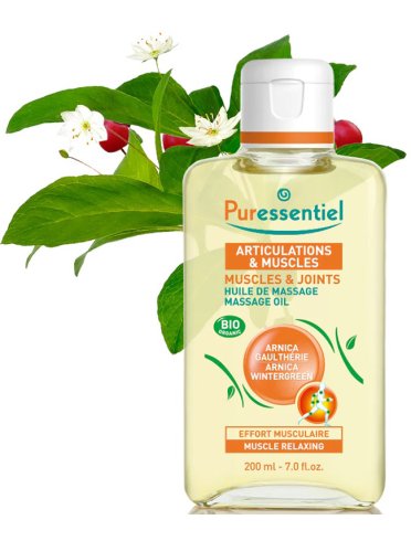 Puressentiel olio da massaggio sforzo muscolare bio 200 ml