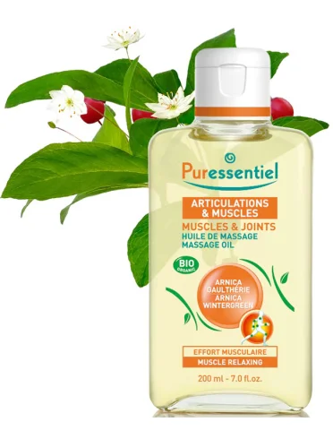 Puressentiel olio da massaggio sforzo muscolare bio 200 ml Puressentiel olio da massaggio sforzo muscolare bio 200 ml