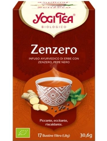Yogi tea zenzero bio 17 filtri 30,60 g