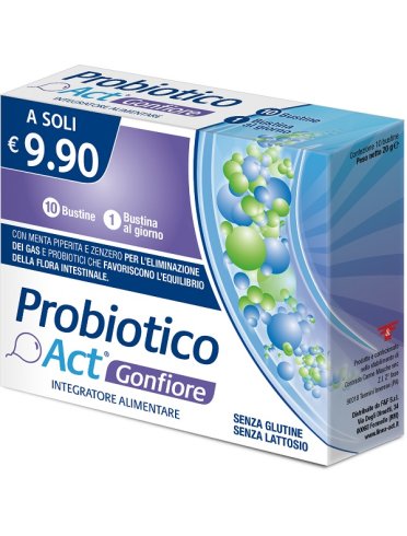 Probiotico act gonfiore 10bust