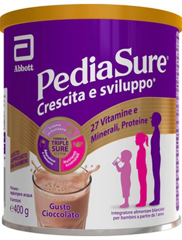 Pediasure crescita&sviluppo rinforza cioccolato 850 g