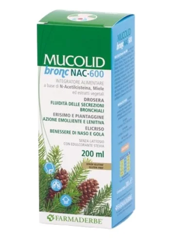 Mucolid bronc nac 600 200ml Mucolid bronc nac 600 200ml