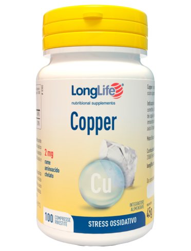 Longlife copper 2mg 100cpr riv