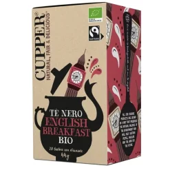 CUPPER TE' ENGLISH BREAKFAST FAIRTRADE BIO 20 FILTRI 44 G