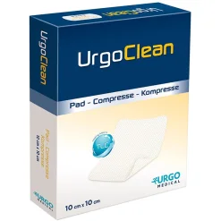 MEDICAZIONE TNT ASSORBENTE GELIFICANTE URGOCLEAN 15X15CM 10PEZZI