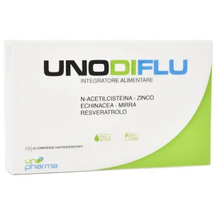 UNODIFLU 20 COMPRESSE