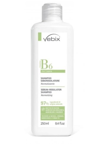 Vebix phytamin shampoo seboregolatore normalizzante 250 ml