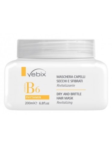Vebix phytamin b6 maschera capelli secchi sfibrati rivitalizzante 200 ml
