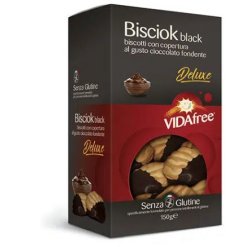 BISCIOK BLACK CIOCCOLATO FONDENTE VIDAFREE BISCOTTI SENZA GLUTINE 150 G