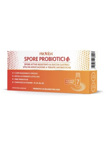 Provida probiotici plus 20 miliardi 7 flaconcini x 8 ml