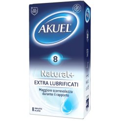 PROFILATTICO AKUEL NATURAL+ EXTRALUBRIFICATO 8 PEZZI