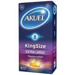 PROFILATTICO AKUEL KING SIZE EXTRA LARGE 8 PEZZI