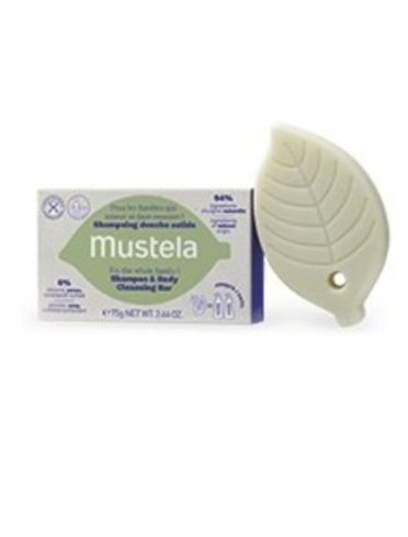 Mustela shampoo det solido 75g