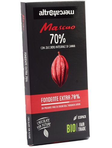 Cioccolato mascato fondente extra 70% 100 g