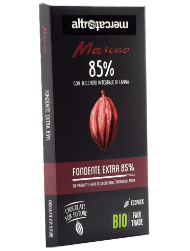Cioccolato mascao fondente extra 85% 100 g Cioccolato mascao fondente extra 85% 100 g