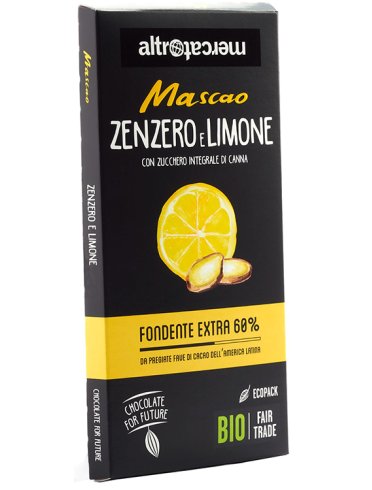 Cioccolato fondente zenzero e limone 100 g