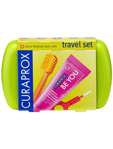 Curaprox travel set green