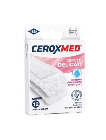 Cerotti ceroxmed delicati super 12 pezzi Cerotti ceroxmed delicati super 12 pezzi