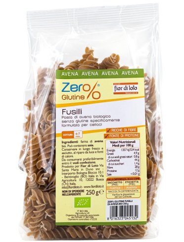 Fusilli di avena 250 g