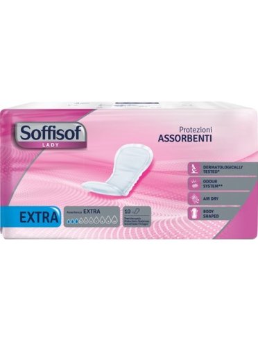 Pannolone per incontinenza sagomato soffisof lady extra 10 pezzi