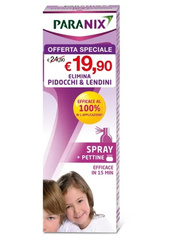 Spray paranix trattamento regolamento mdr taglio prezzo 100ml
