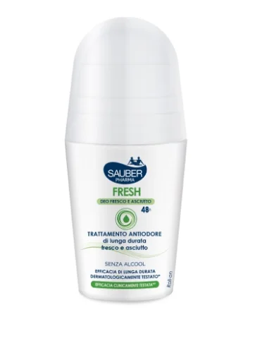 Sauber fresh deodorante roll-on 50 ml Sauber fresh deodorante roll-on 50 ml